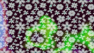 Kar taneleri tasarımı. Son moda kar taneleri ve elementler onun kartlarını gösteriyor. Modern soyut tasarım posteri, kapak, kahverengi renkli kart tasarımı. Retro biçim dokusu, kış elementleri.