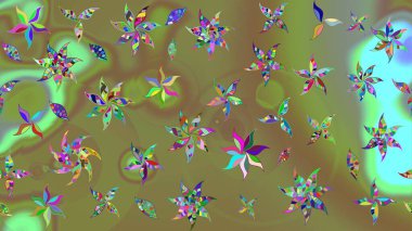 Raster Güzel kumaş deseni. Çiçek arkaplan ile soyut zarafet çizim deseni.