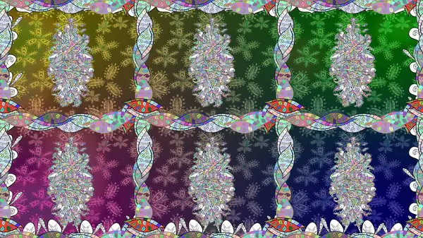 Raster Yumuşak kumaş deseni. Klasik taslak çizimi. Raster çiçek izi. Çiçeksiz desen.