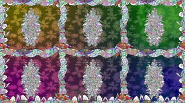 Çiçekler suluboya seamless modeli. Raster şık kumaş deseni.