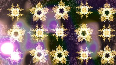 Düz dizayn. Gri ve kahverengi siluet kar tanesi işareti. Sembol kışı, donmuş, Noel, yeni yıl tatili. Raster illüstrasyonu. Grafiksel element dekorasyonu. Kar Tanesi mozaik simgesi.