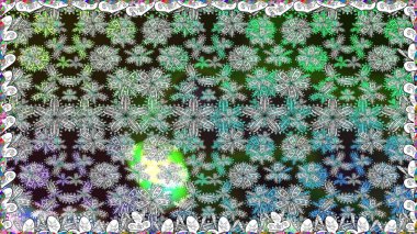 Gri renkli çiçekler. Renkli Bahar Temalı Kusursuz Arkaplan. Çiçeksiz desenli arka plan. Düz Çiçek Elementleri Tasarım Raster illüstrasyonu.