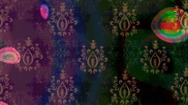 Gri ve kahverengi renkli kristal kar tanesi. Raster illüstrasyonu.