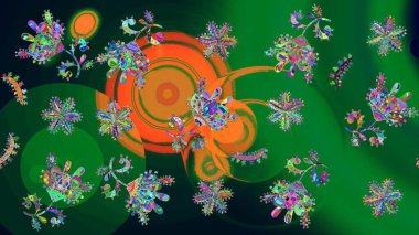 Zarif, parlak ve kusursuz yeşil çiçek desenli tasarım. Sabıka baskıları, bebek kıyafetleri, duvar kâğıtları, paket kutuları vb..