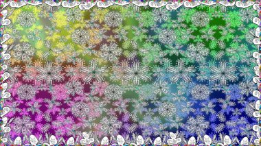 Renklerde güzel çiçekler ve yapraklar olan kusursuz desenler, suluboya çiçek desenleri, duvar kağıdı, kart veya kumaş için fayanslar. Raster illüstrasyonu.