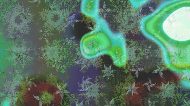 Elle çizilmiş kartanesi karalaması. Raster illüstrasyonu. Yılbaşı kış tasarımı için renkli kar taneleri.