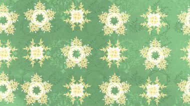 Yapraklı kusursuz desen. Şirin, zarif çiçekler Raster illüstrasyonu. Poster ya da kapak için arka plan. Tekstil için figür. Davetiye ve kartpostal tasarımı için dekoratif çiçek unsurları.