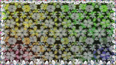 Raster deseni. El çizimi desen. Karalama çiçekleri kusursuz desen. Sanat inspi tarzı çiçekler ve arkaplan bırakıyor.