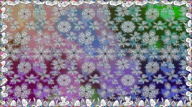 Klasik çiçek tasarımı elementleri. Raster illüstrasyonu. Gri kıvırcık çiçekler gri renkte şekillenir.