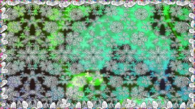 Raster illüstrasyonu. Tropik, dikişsiz çiçek deseni. Renkli çiçekler.