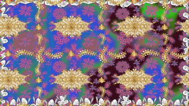 Raster Noel soyut renkli arka plan ve tatlı kar tanesi. Şirin desen. Raster illüstrasyonu. Kar taneleri deseni. Noel Kar Taneleri Arkaplanı.