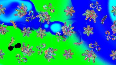 Çiçekle kusursuz desen. Mavi renkli çiçekler. Renkli Bahar Temalı Kusursuz Arkaplan. Düz Çiçek Elementleri Tasarımı.