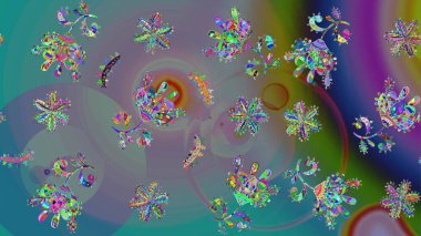 Renkli Bahar Teması eskiz kalıbı. Güzel kumaş deseni. Raster illüstrasyonundaki çiçek desenli çizim. Düz Çiçek Elementleri Tasarımı.