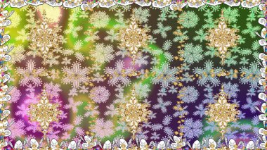 Tarafsız renklerde altın element. Barok tarzında altın çiçekli süs. Damask pürüzsüz yineleme kalıbı. Antika altın tekrarlanabilir duvar kağıdı.