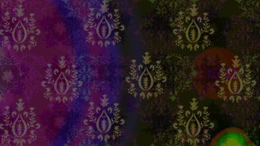 Çiçeğin suluboya çizimlerinin mükemmel deseni. Dekorasyon ve tasarım için güzel bir desen. Suluboya kusursuz desen. Moda baskısı. Raster illüstrasyonu. Eski.