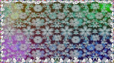 Kabile sanatı boho baskısı, klasik çiçek arkaplanı. Soyut etnik raster kusursuz desen. Arkaplan dokusu, duvar kağıdı, çiçek teması.