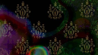 Snowflakes desen. Raster resim. Arka plan üzerinde izole soyut kar taneleri ile düz tasarım. Kar tanesi süs desen. Kar taneleri arka plan.