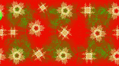 Retro tarzı, kış elementleri. Modern soyut tasarım posteri, kapak, kırmızı, kahverengi ve turuncu renkli kart tasarımı. Kar taneleri tasarımı. Moda olmuş kar taneleri ve elementler Memphis kartları.