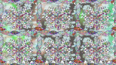 Sevgililer günü ve tebrik kartı konsepti için şık bir davetiye. Çiçek kompozisyonu, el boyası, hassas şablon. Tarafsız renklerde manzaralı çiçek deseni. Üst görünüm, yumuşak biçim.