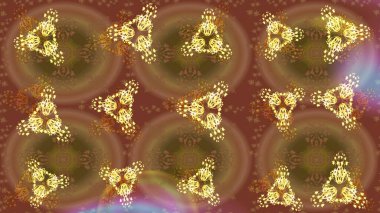 Kar tanesi süsleme deseni. Renkli arka planda izole edilmiş kar tanelerinin düz tasarımı. Kar taneleri arka planda. Raster illüstrasyonu. Kar taneleri deseni.