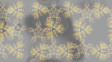Kar tanesi raster arka planı. Kış grisi ve nötr noel kar kristal elementi. Meteoroloji buz koleksiyonu. Xmas Frost kar taneleri izole edilmiş siluet sembolü. Raster illüstrasyonu.