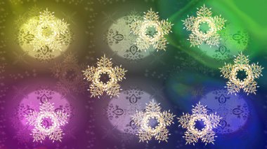 Noel doodle desen kar taneleri, raster arka plan ile. Raster illüstrasyon.