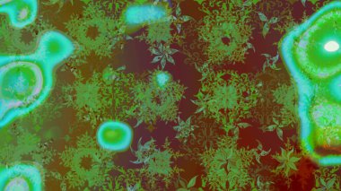 Kar tanesi raster arka planı. Kış yeşili ve kahverengi noel kar düz kristal elementi. Meteoroloji buz koleksiyonu. Xmas Frost kar taneleri izole edilmiş siluet sembolü. Raster illüstrasyonu.