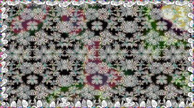 Hint çiçek liyada madalyon deseni. Etnik Mandala süsü. Tekstil, tebrik kartı, boyama kitabı, telefon kılıfı baskı için kullanılabilir. Raster Kına dövme tarzı.