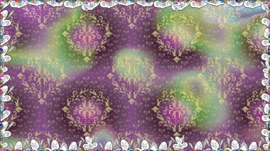 Bahar çiçekli, dikişsiz, sevimli çiçek deseni. Güzel kumaş deseni. Raster illüstrasyonu.