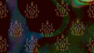 Çiçek deseni. Siyah renkte çiçek çizimi. Şatafatlı bahar bahçesi dokusu. Raster illüstrasyonu. Siyah renkte çiçekler.