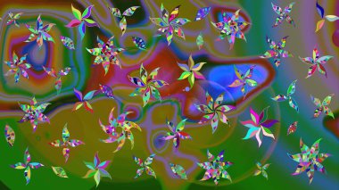 Düğün davetiyeleri için çiçek deseni, tebrik kartları, hatıra defteri, baskı, hediye paketi, imalat. Sulu boya tarzında yeşil çiçekli zarif eskiz deseni, tasarım elementleri. Düzenlenebilir.