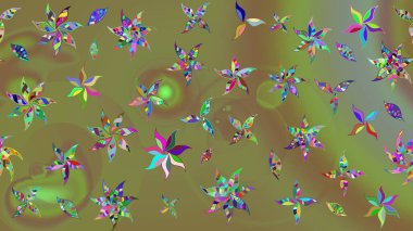 Tatil havası. Raster güzel bir çiçek deseni çizmiş. Nazik romantik baskı. Bahar mevsimi.