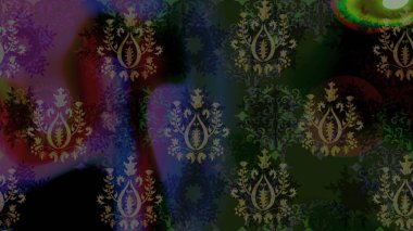 Sevimli çiçek desenli küçük çiçek. Raster resim. Sorunsuz.