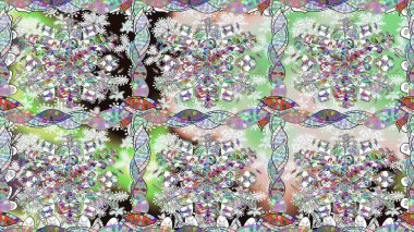 Sulu Boya Dikişsiz desen. Güzel desen dekorasyon ve tasarım için. Trendy yazdırma. Çiçek suluboya çizimler ve zarif desen. Vintage.