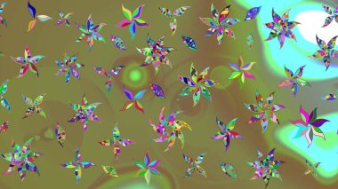 Güzel çiçek deseni. Düz Çiçek Elementleri Tasarımı. Renkli Bahar Teması eskiz kalıbı. Tarafsız renklerde çiçekler.