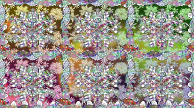 Doğum günü kartı ya da düğün davetiyesi. Tarafsız renklerde. Raster illüstrasyonu. Çiçek arkaplan. Suluboya çiçek buketi. Çiçekli tebrik kartı.