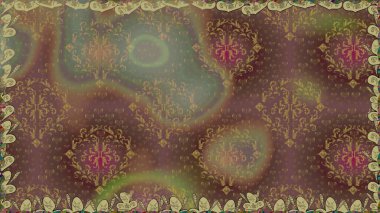 Eski usul. Raster illüstrasyonu. Raster. Kumaş, tekstil, duvar kağıdı baskısı için. Kusursuz bir geçmişi var. Tomurcukları çiçekli sevimli çiçek deseni..