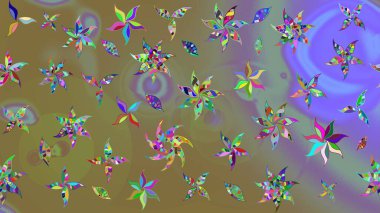 Doodle tarzı. Tarafsız renklerde çiçekler. Elle çizilmiş sonbahar çiçeği deseni. Renkli nötr çizim kalıbı. Tekstil ve kapak tasarımı için mükemmel.