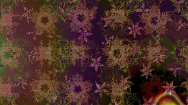 Düz Çiçek Elementleri Tasarımı. Raster illüstrasyonu. Renkli Bahar Teması eskiz kalıbı. Şirin çiçek elementleri. Çizim deseni Modaya uygun kumaş deseni.