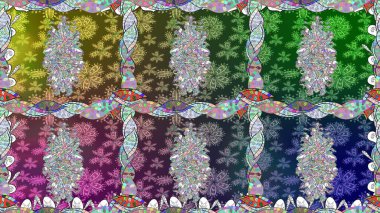 Kusursuz etnik tasarım. Çiçekleri, deniz kabukları, mandalaları ve suluboya efektleriyle donanma geçmişi. Yatak çarşafları, ceket, paket tasarımı, kumaş ve moda kavramları için tekstil baskısı.