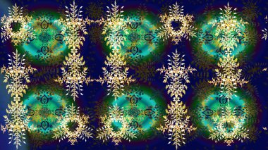 Çiçeksel fantezi tasarımı ve parlak bir arka plan çizimi. Renkli Bahar Teması eskiz kalıbı. Düz Çiçek Elementleri Tasarımı.