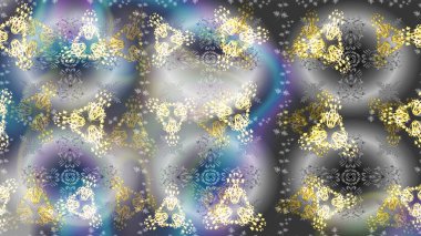 Arabesk ve çiçek öğeleri ile oryantal raster desen. Geleneksel klasik süs. Arabesk ile Vintage desen.