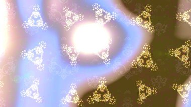 Raster illüstrasyonu. Tarafsız, kahverengi ve yeşil renklerde şirin tekstil tarzında. Çiçek arkaplan. Çiçek duvar kâğıdı. Renkli çizim deseni.