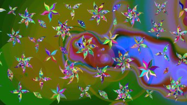 Çiçek deseni duvar kağıdı, desen dolguları ve web sayfası arka planı için kullanılabilir. Süslü zentangle çizim dokusu, soyut çiçeklerle süslenmiş. Şekillendirilmiş çiçekli çizim deseni.