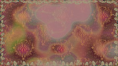 Varicolobrown raster kusursuz illüstrasyon. Birçok kahverengi ve soyut çiçekli tropikal desenler. Küçük çiçekte sevimli çiçek deseni var..