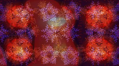 Çiçek deseni. Kırmızı renklerde çiçeksiz. Şatafatlı bahar bahçesi dokusu. Raster illüstrasyonu. Kırmızı renkte çiçekler.