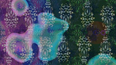 Kar taneleri deseni. Şirin desen. Noel kar taneleri arka plan. Raster resim. Raster Noel renkli arka plan ile sevimli kar tanesi.