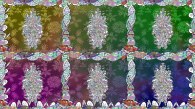 Raster - stok. Yeşil çiçekli kusursuz desen, suluboya çiçek deseni, şirin çiçek, duvar kağıdı, kart veya kumaş için fayanslı.