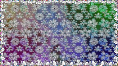 Suluboya kusursuz desen. Suluboya tarzında gri renkli çiçekler. Çiçek izi.