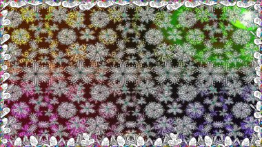 Kusursuz çiçek deseni. Asya tekstil tarzında. Raster illüstrasyonu. Gri renkli çiçekler. Raster illüstrasyonu.